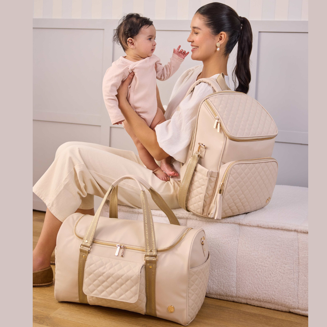 Monogram baby diaper bags best sale