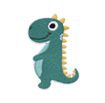 PATCHES ICONS GREEN DINO