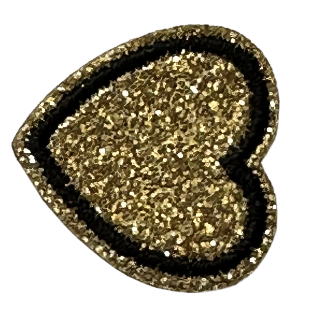 METALLIC HEART PATCH