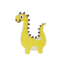 PATCHES ICONS YELLLOW DINO