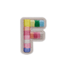 RAINBOW ALPHABETS F