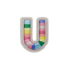RAINBOW ALPHABETS U