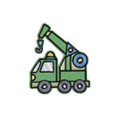 PATCHES ICONS CRANE
